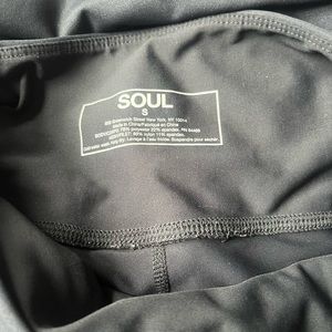 SOULCYCLE glitter workout leggings